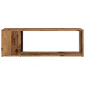 Meuble TV vieux bois 100x24x32 cm bois d'ingénierie