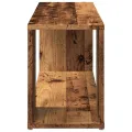 Meuble TV vieux bois 100x24x32 cm bois d'ingénierie