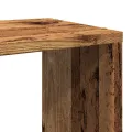 Meuble TV vieux bois 100x24x32 cm bois d'ingénierie