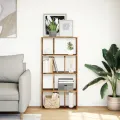 Bibliothèque vieux bois 60x20x120 cm bois d'ingénierie