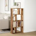 Bibliothèque vieux bois 60x20x120 cm bois d'ingénierie