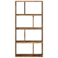 Bibliothèque vieux bois 60x20x120 cm bois d'ingénierie