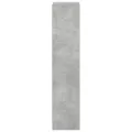 Bibliothèque gris béton 40x24x109 cm bois d'ingénierie
