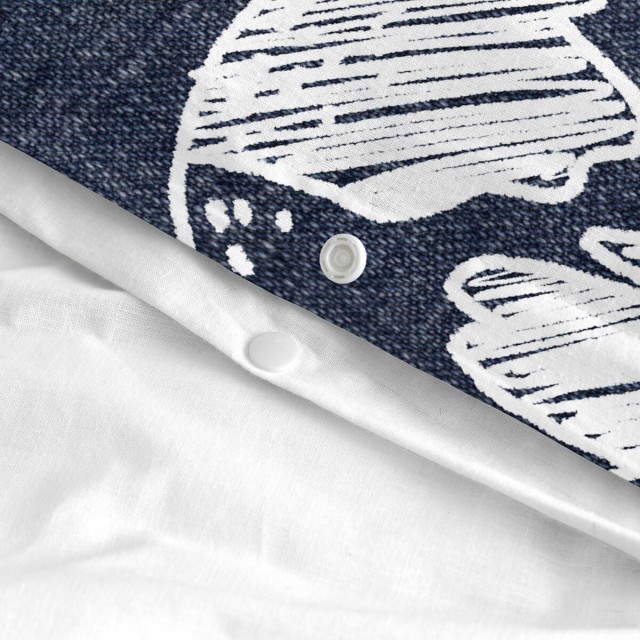 Juego de funda nórdica HappyFriday Mr Fox Starspace Multicolor Cama d