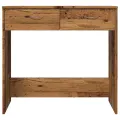 Bureau style vieux bois 80x40x75 cm bois d'ingénierie