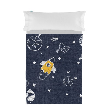 Jeu de draps HappyFriday Mr Fox Starspace Multicouleur Lit 1 persone 2