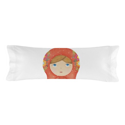 Taie d'oreiller HappyFriday Baleno Teen Matryoshka Multicouleur 45 x 1