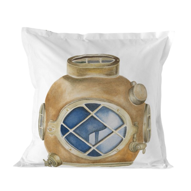 Funda de almohada HappyFriday Baleno Teen Diving suit Multicolor 80 x