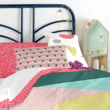 Kussenhoes HappyFriday BALENO TEEN Multicolour 50 x 30 cm 15 x 1 x 38