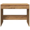 Bureau chêne artisanal 101x50x76,5 cm bois d'ingénierie