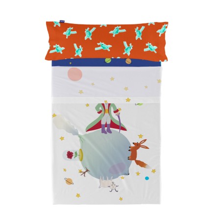 Jeu de draps HappyFriday LE PETIT PRINCE Multicouleur Lit 1 persone 2
