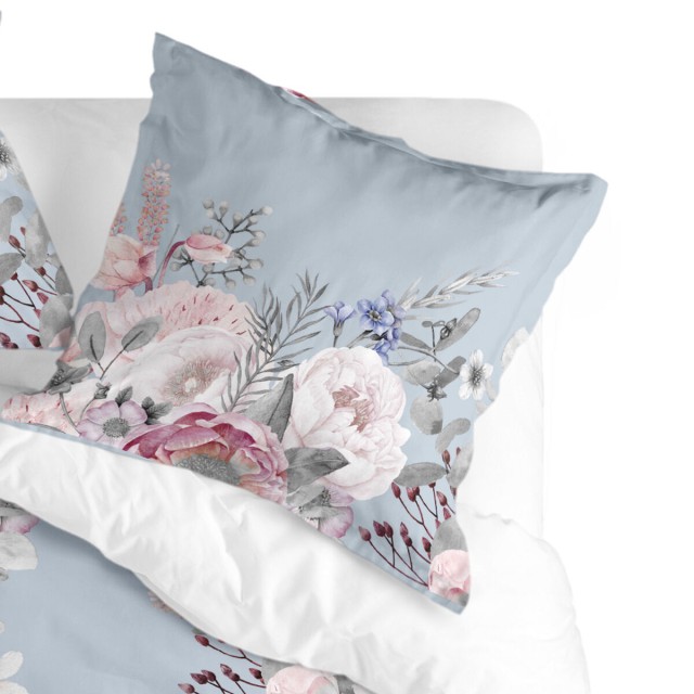 Funda de almohada HappyFriday Soft bouquet Multicolor 80 x 80 cm