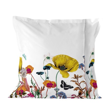 Pillowcase HappyFriday Birds of paradise Multicolour 60 x 60 cm 2