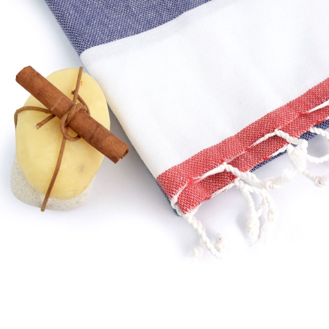 Handdoekenset HappyFriday HAPPYFRIDAY Blauw