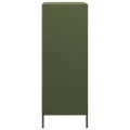 Buffet haut vert olive 68x39x101,5 cm acier
