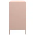 Buffet rose 68x39x73,5 cm acier laminé à froid