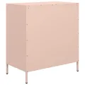 Buffet rose 68x39x73,5 cm acier laminé à froid