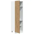 Armoire de réfrigérateur chêne artisanal 60x57x207 cm