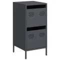 Buffet anthracite 35x39x73,5 cm acier laminé à froid