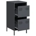 Buffet anthracite 35x39x73,5 cm acier laminé à froid