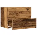 Armoire de salle de bain vieux bois bois d'ingénierie