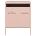 Tables de chevet 2 pcs rose 35x39x43,5 cm acier