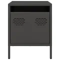 Tables de chevet 2 pcs noir 35x39x43,5 cm acier