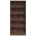 Bibliothèque chêne marron 80x24x176 cm bois d'ingénierie