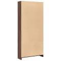 Bibliothèque chêne marron 80x24x176 cm bois d'ingénierie