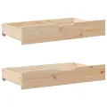 Lit bibliothèque sans matelas 90x200 cm bois de pin massif