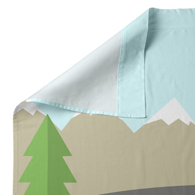 Jeu de draps HappyFriday Happynois Train Multicouleur Lit de bébé 2