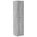 Armoire apothicaire sonoma gris 40x41x174,5cm bois d'ingénierie