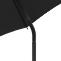 Canapé de jardin 2 places avec parasol et tabourets beige rotin