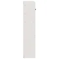 Tête de lit avec rangement blanc 160 cm bois massif de pin