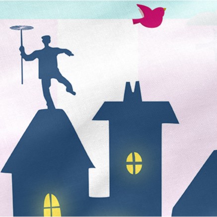 Protection du berceau HappyFriday Mr Fox Nanny Multicouleur 210 x 40 c 2