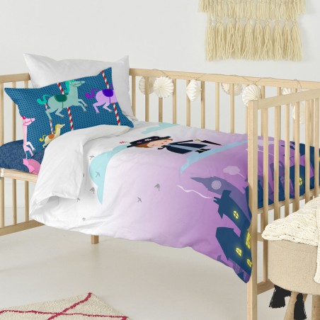 Dekbedovertrek set HappyFriday Mr Fox Nanny Multicolour Wieg voor baby