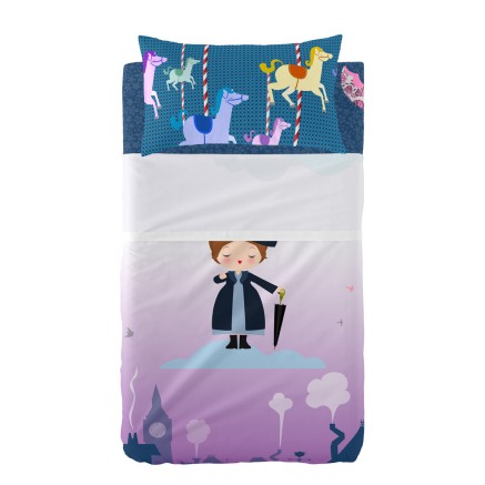 Drap housse HappyFriday MR FOX 100 x 130 cm 15 x 1 x 38 cm