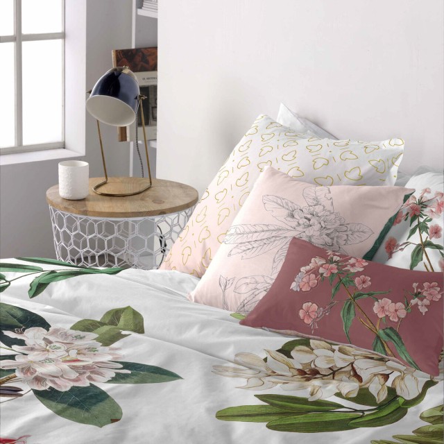 Set von Kissenbezügen HappyFriday Blooming Bunt 2 Stücke