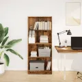 Bibliothèque vieux bois 60x24x143 cm bois d'ingénierie