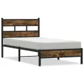 Cadre de lit sans matelas avec tête de lit 80x200 cm