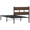 Cadre de lit sans matelas avec tête de lit 100x190 cm