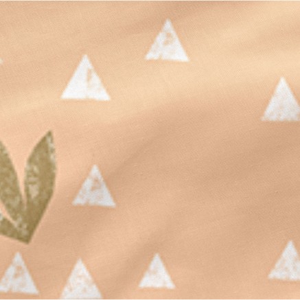 Fitted sheet HappyFriday MOSHI MOSHI Multicolour Light brown 70 x 140 2