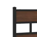 Cadre de lit sans matelas avec tête de lit et pied de lit