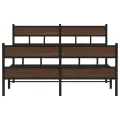 Cadre de lit sans matelas avec tête de lit et pied de lit