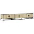 Meuble TV chêne sonoma 240x35x41 cm bois d'ingénierie