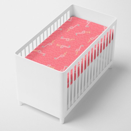 Sábana Bajera HappyFriday MOSHI MOSHI Multicolor 60 x 120 x 14 cm Fla