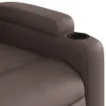 Fauteuil inclinable électrique Marron Similicuir