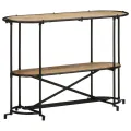 Table console 110x42x76 cm bois massif de manguier brut