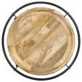 Table d'appoint Ø55x83 cm bois de manguier massif