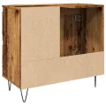 Armoire de lavabo de salle de bain vieux bois 65x33x60 cm